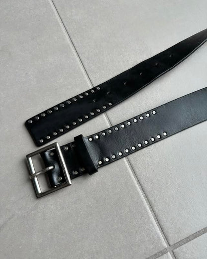 Dior Homme AW06 “These Grey Days” studded calfskin belt