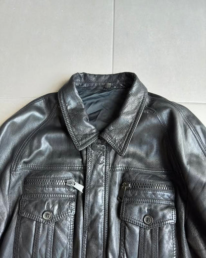 Dior Homme AW06 “these grey days” 4 Pocket Leather Jacket