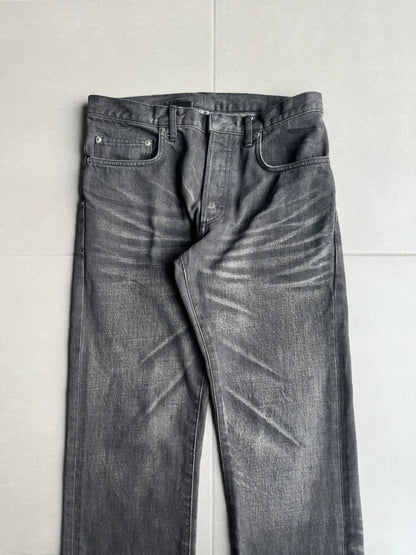 Dior Homme by Hedi Slimane whiskered black jeans