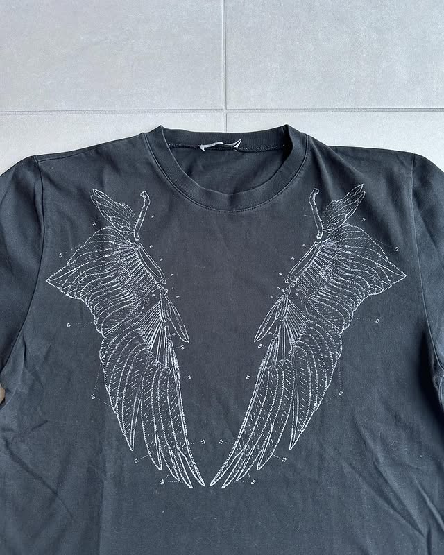 Dior Homme AW07 “Navigate” inexorable flight T-shirt