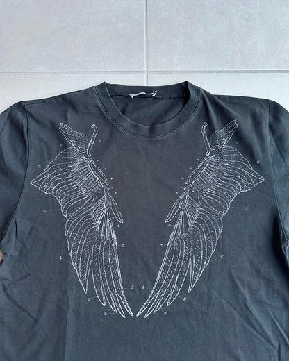 Dior Homme AW07 “Navigate” inexorable flight T-shirt