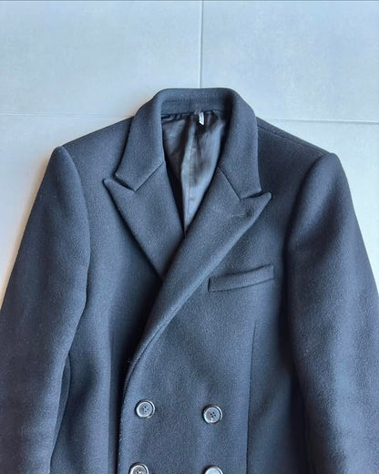 Dior Homme AW02 “Reflexion” wool/angora long coat