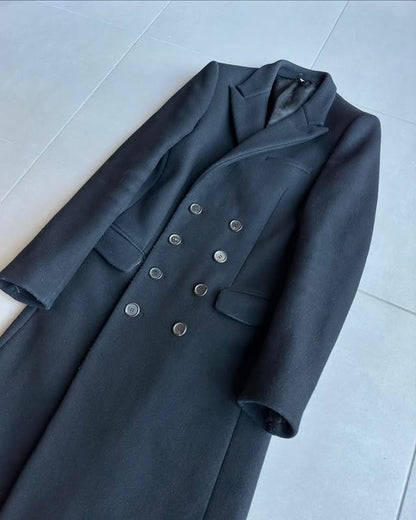 Dior Homme AW02 “Reflexion” wool/angora long coat