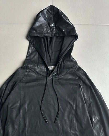 Dior Homme AW03 “Luster” waxed hoodie