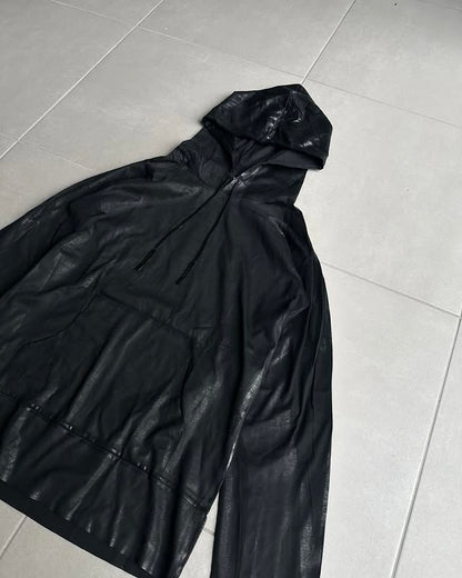 Dior Homme AW03 “Luster” waxed hoodie