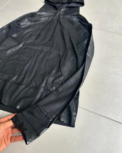 Dior Homme AW03 “Luster” waxed hoodie