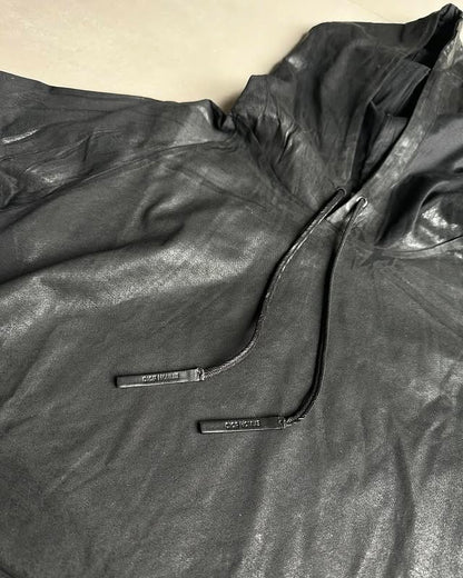 Dior Homme AW03 “Luster” waxed hoodie