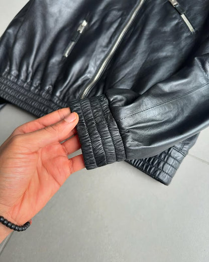 Dior Homme SS07 “We look good together” Multi-zip leather jacket