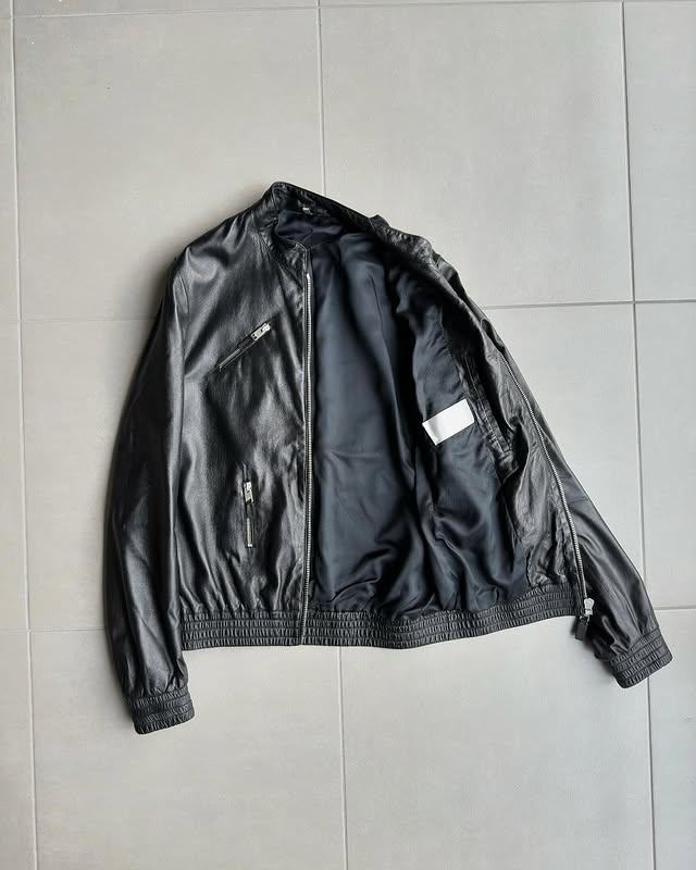 Dior Homme SS07 “We look good together” Multi-zip leather jacket
