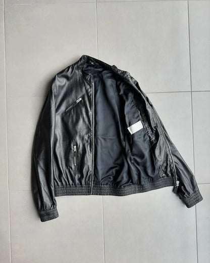 Dior Homme SS07 “We look good together” Multi-zip leather jacket