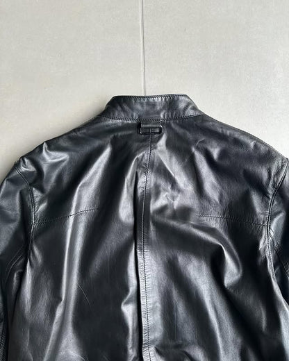 Dior Homme SS07 “We look good together” Multi-zip leather jacket