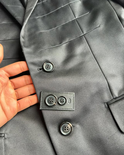 Dior Homme SS03 “follow me” silk slit blazer