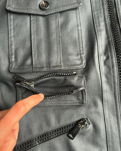 Dior Homme AW06 “These grey days” Multi-pocket bomber jacker