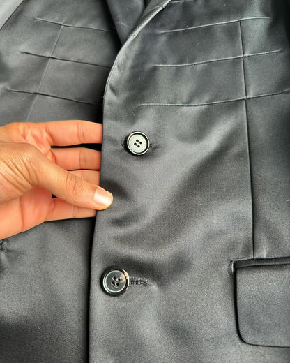 Dior Homme SS03 “follow me” silk slit blazer