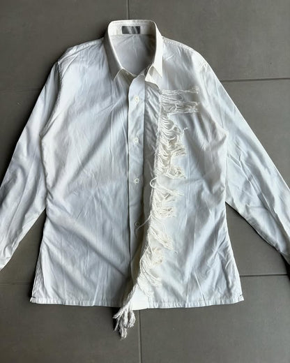 Dior Homme AW02 “reflexion” fringed shirt