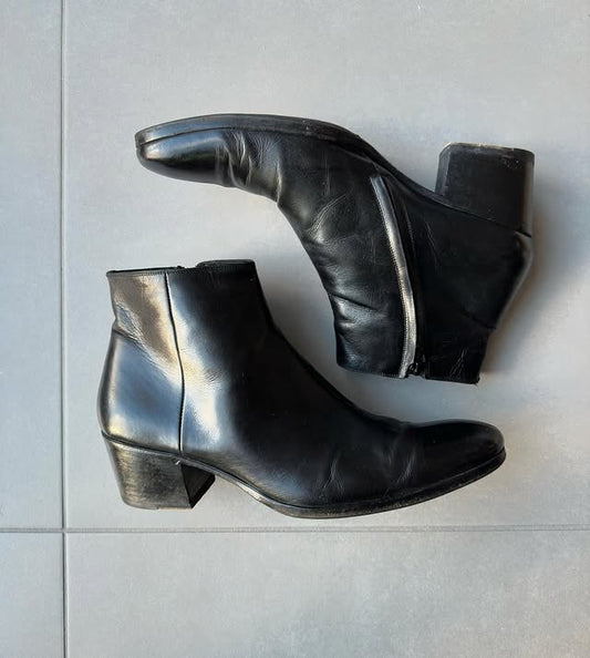 Dior Homme AW05 “in the morning” 6.5 cm Cuban heel boots