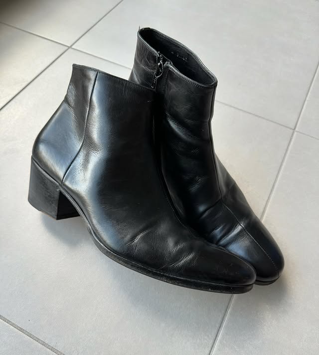 Dior Homme AW05 “in the morning” 6.5 cm Cuban heel boots
