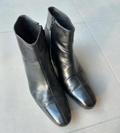 Dior Homme AW05 “in the morning” 6.5 cm Cuban heel boots