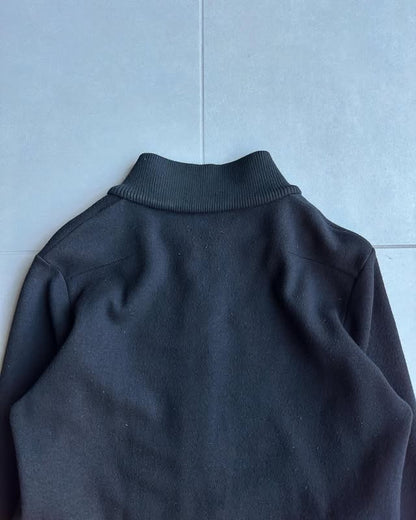Dior Homme AW02 “reflexion” slit zip up sweater