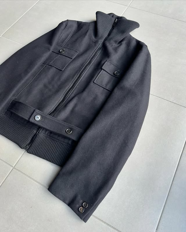 Dior Homme AW05 “in the morning” wool belted jacket
