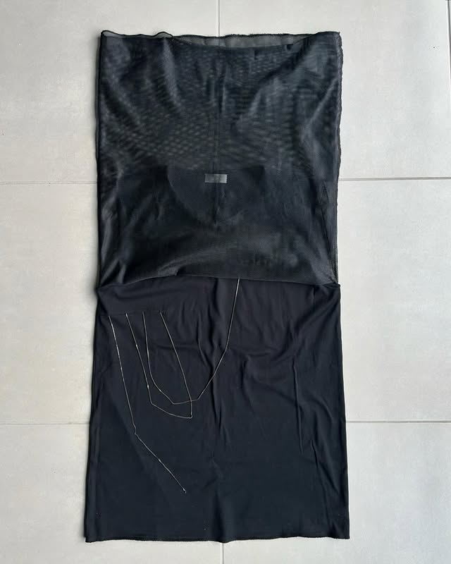 Dior Homme AW01 “Solitaire” silver chain mesh shirt