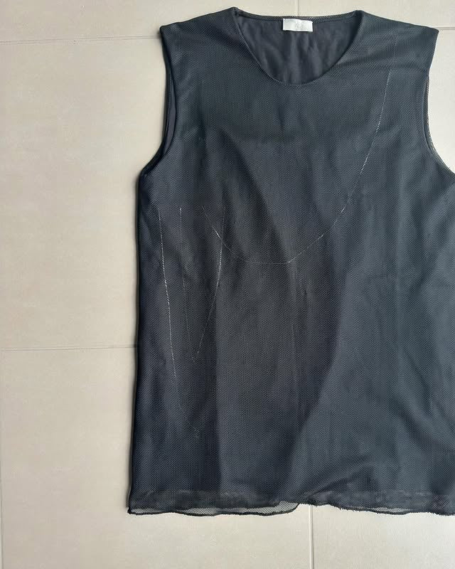 Dior Homme AW01 “Solitaire” silver chain mesh shirt