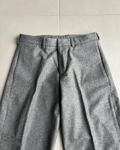 Dior Homme AW02 “reflexion” wool/cashmere wide trousers