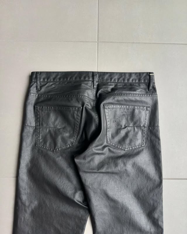 Dior Homme AW03 “Luster” coated denim
