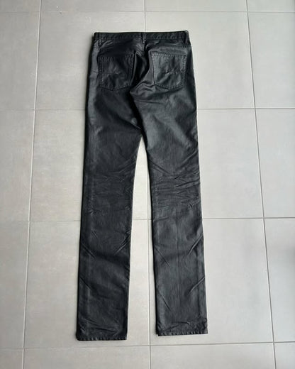 Dior Homme AW03 “Luster” coated denim