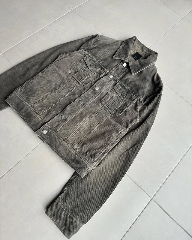 Dior Homme AW04 “Victim of the crime” corduroy trucker jacket