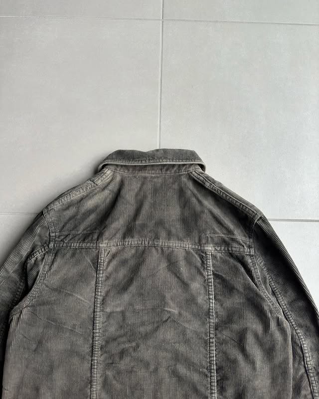 Dior Homme AW04 “Victim of the crime” corduroy trucker jacket