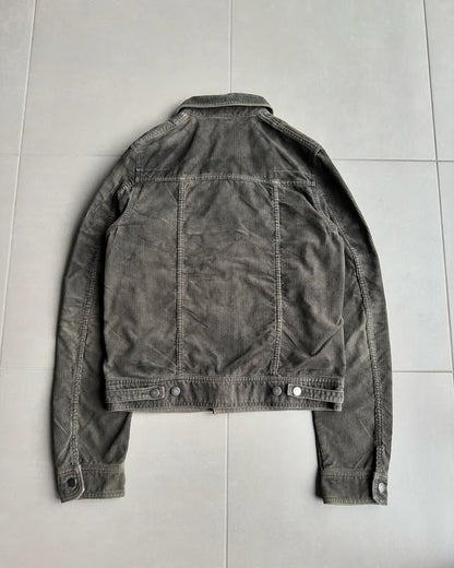 Dior Homme AW04 “Victim of the crime” corduroy trucker jacket