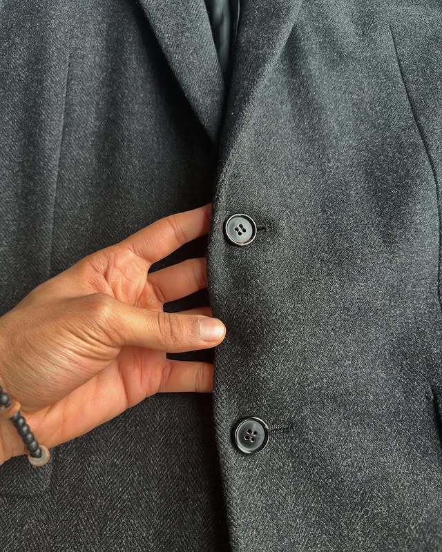 Dior Homme AW01 “Solitaire” leather collar blazer