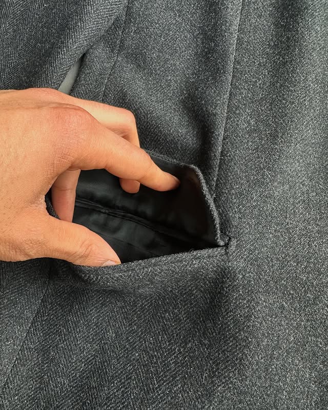 Dior Homme AW01 “Solitaire” leather collar blazer