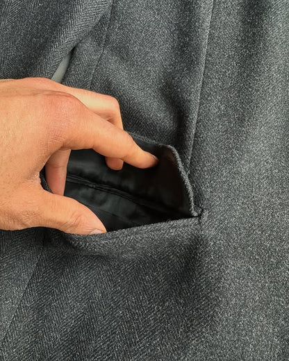 Dior Homme AW01 “Solitaire” leather collar blazer