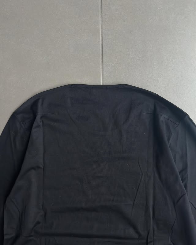 Dior homme AW02 “reflexion” embroidered crest long-sleeve shirt