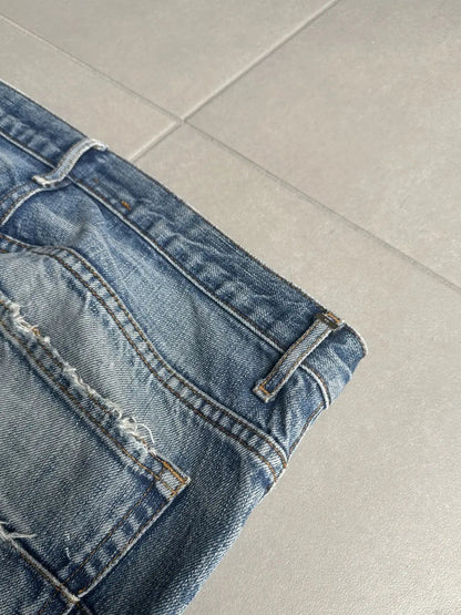 Dior homme AW06 “these grey days” washed clawmark jeans