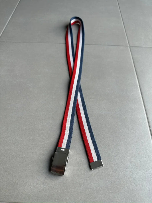 Dior Homme SS06 tri colour canvas belt