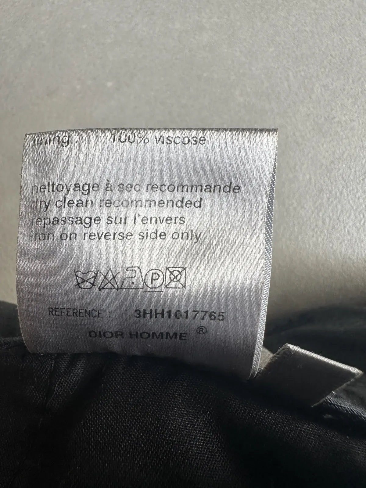 Dior Homme AW03 “Luster” PVC coated cargo pants