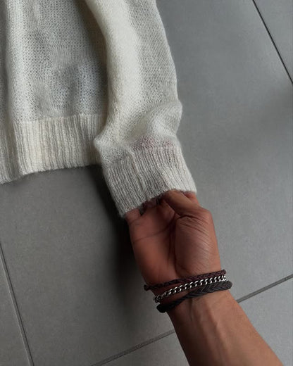 Dior Homme AW07 “Navigate” mohair sweater