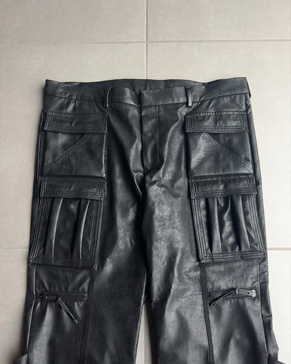 Dior Homme AW03 “Luster” PVC coated cargo trousers