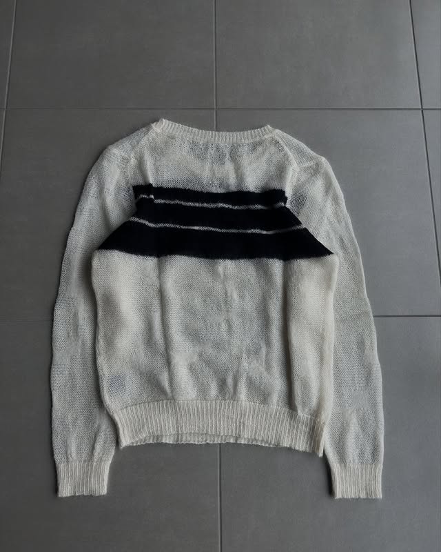Dior Homme AW07 “Navigate” mohair sweater