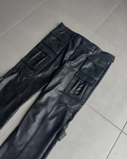 Dior Homme AW03 “Luster” PVC coated cargo trousers