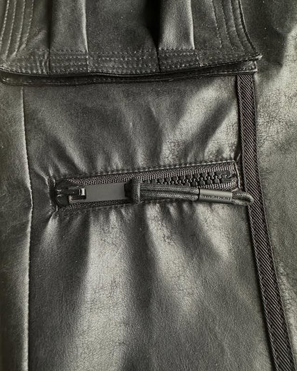 Dior Homme AW03 “Luster” PVC coated cargo trousers