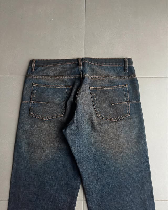 Dior Homme AW05 Rust wash bootcut jean