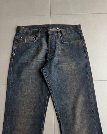 Dior Homme AW05 Rust wash bootcut jean