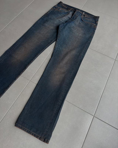 Dior Homme AW05 Rust wash bootcut jean