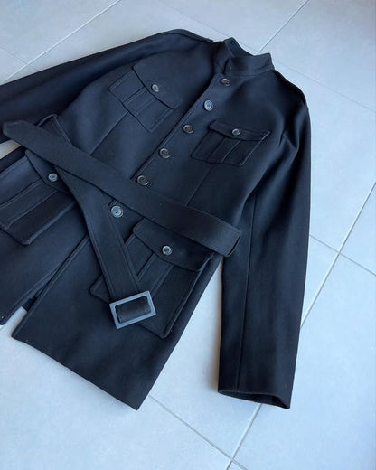 Dior Homme AW06 belted military coat