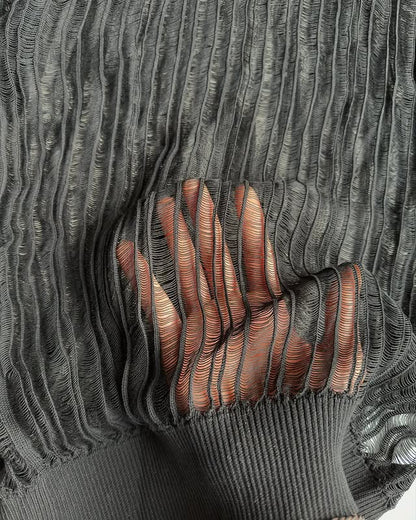 Dior Homme SS07 Long-sleeve mesh shirt