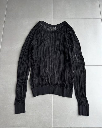 Dior Homme SS07 Long-sleeve mesh shirt